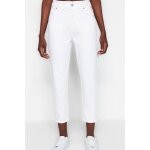 Jean slim 7 / 8 taille haute blanc Jean slim 7 / 8 taille haute blanc