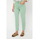 Jean slim en coton biologique nina vert d?eau