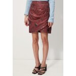 Jupe asymétrique bordeaux Jupe asymétrique bordeaux