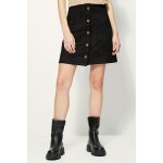 Jupe boutonn�e effet nubuck