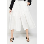 Jupe - culotte en lin blanc