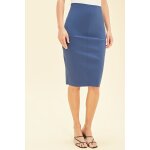 Jupe droite mylene bleu marine