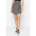 Jupe droite noir et blanc
