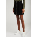 Jupe droite taille haute noir