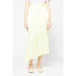 Jupe longue asymtrique jaune