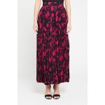 Jupe pliss�e noir et rose