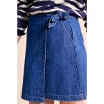 Jupe portefeuille bleu - one step femme Jupe portefeuille bleu - one step femme