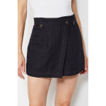 Jupe - short en lin bleu nuit