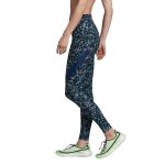 Leggings alphaskin 360 adidas by stella mccartney - gris et turquoise