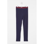Legging bleu marine et rouge