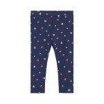 Legging en coton biologique bleu marine - obabi