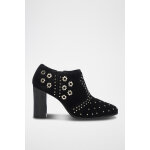 Low boots en nubuck peython noir