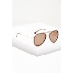 Lunettes de soleil polarises homme - catgorie3 - dor et marron