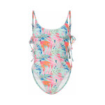 Maillot 1 pi�ce blair vert d?eau et rose