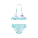 Maillot 2 pi�ces elsa la reine des neiges disney - turquoise
