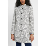 Manteau blanc et noir