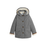 Manteau  capuche gris - okabi