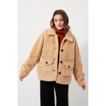 Manteau effet peau de mouton