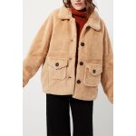 Manteau effet peau de mouton