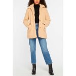 Manteau en fourrure synthétique crème Manteau en fourrure synthétique crème