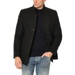 Manteau en laine noir