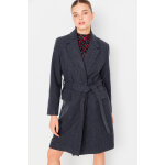 Manteau long  col tailleur
