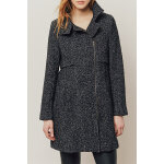 Manteau noir chiné - ikks women Manteau noir chiné - ikks women