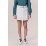 Minijupe en jean et taille haute jixties - blanc