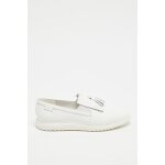 Mocassins en cuir blanc - what for