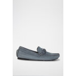 Mocassins en cuir bleu foncé Mocassins en cuir bleu foncé