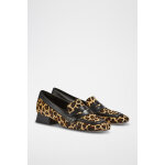 Mocassins en cuir et nubuck kate marron et noir Mocassins en cuir et nubuck kate marron et noir