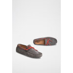 Mocassins en nubuck gris foncé Mocassins en nubuck gris foncé