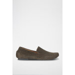 Mocassins en nubuck kaki