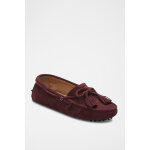 Mocassins en nubuck prune Mocassins en nubuck prune