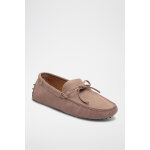 Mocassins en nubuck rose