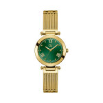 Montre  quartz en acier dor  l'or fin jaune