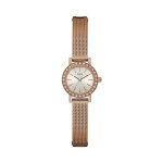 Montre  quartz en acier dor rose