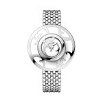 Montre  quartz en acier fairy arabesques - argent et blanc