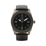 Montre  quartz en polyurthane noir