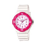 Montre  quartz en rsine blanc et rose