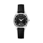Montre  quartz en satin et diamants balmain maestria mini round