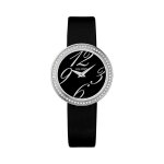 Montre � quartz en satin et diamants orithia