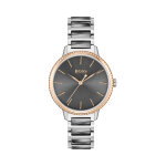 Montre  quartz signature argent et dor