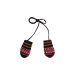 Moufles noir et camel