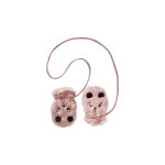 Moufles  oreilles rose