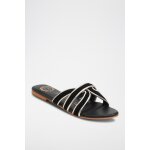 Mules en cuir les bagatelles noir et doré Mules en cuir les bagatelles noir et doré