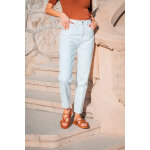 Mules en cuir de mouton nappa abhirami - marron