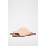 Mules en cuir oshawa rose clair