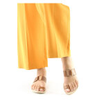 Mules en cuir teresa manoukian marron