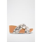 Mules saronno blanc et noir